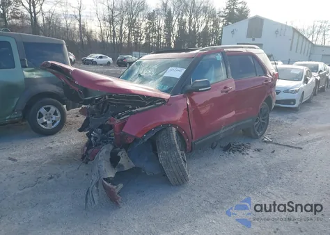 2018 Ford Explorer Xlt z USA, uszkodzony, nr VIN 1FM5K8D89JGC79497